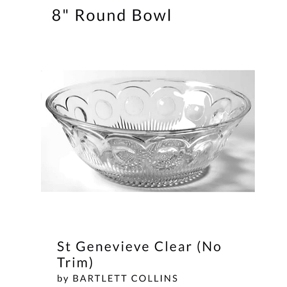1967 "St. Genevieve Clear" 8 1/2" Bowl by Bartlett Collins - Picture 3 of 11